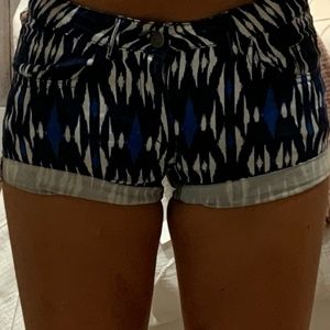 Girls blue jean shorts